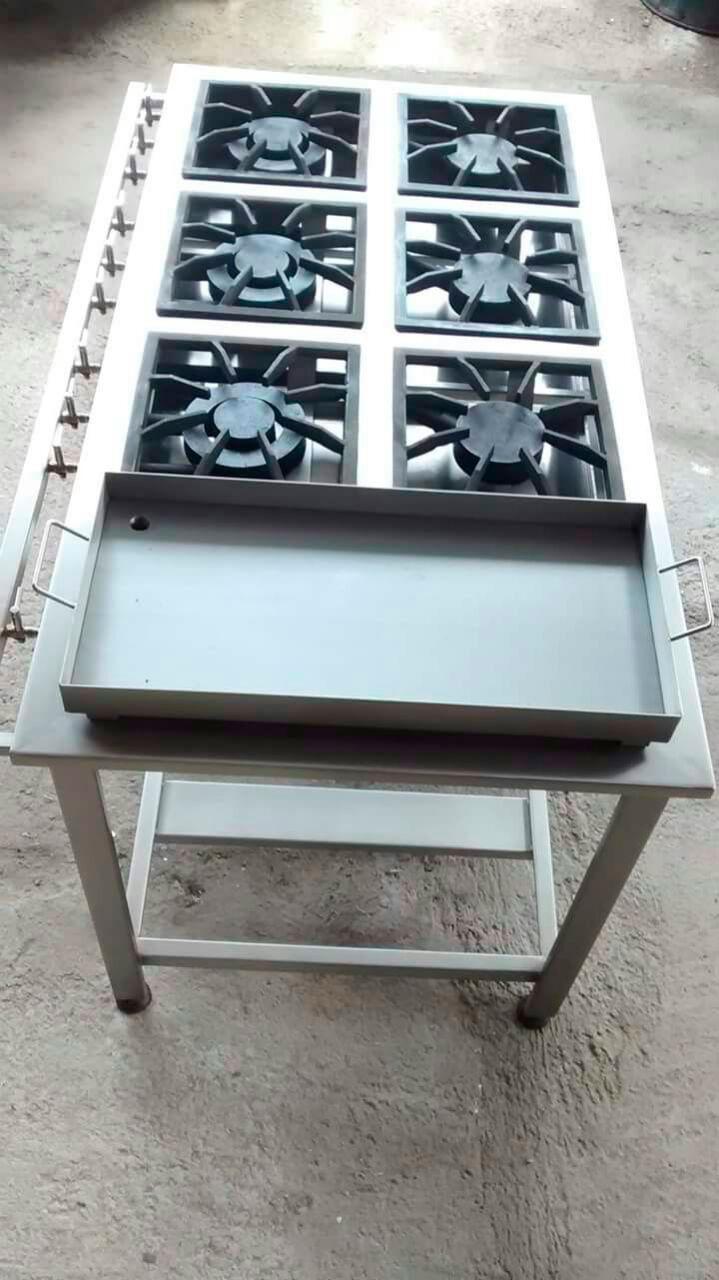 Fogão industrial em aço inoxidável??