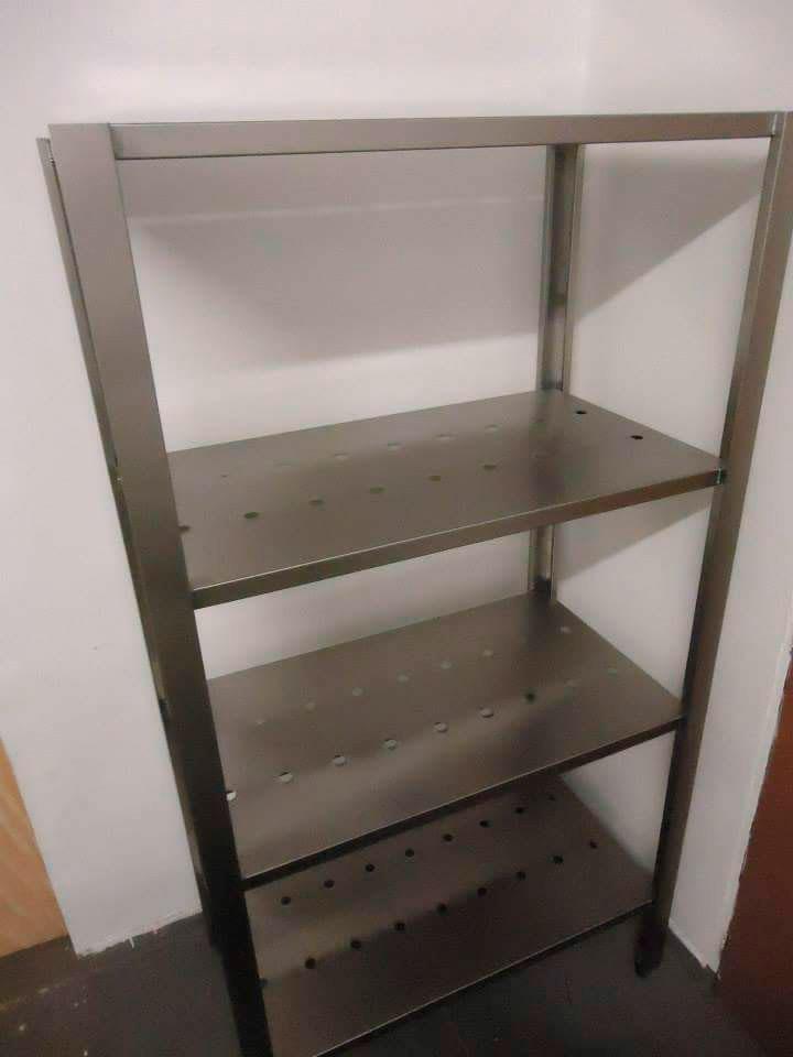 Prateleira aço inox cozinha industrial??